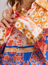 BohoFeels Women Fashion Flower Printed Vacation Shirt